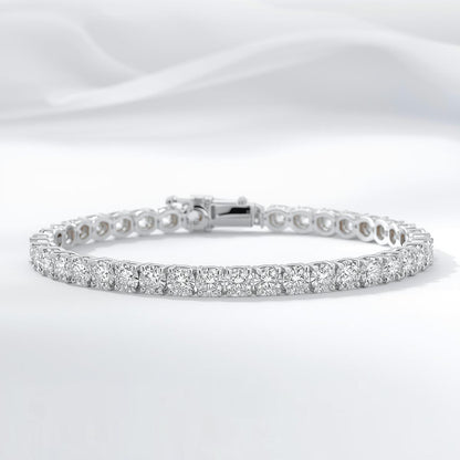 צמיד טניס יהלומים  4.20 קראט F/VS SHANI יהלומים טבעיים במבצע 16.800 במקום 20.800