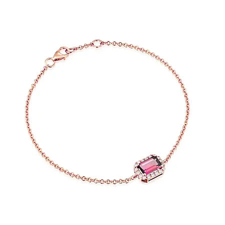 צמיד אבן חן רובי Shelly