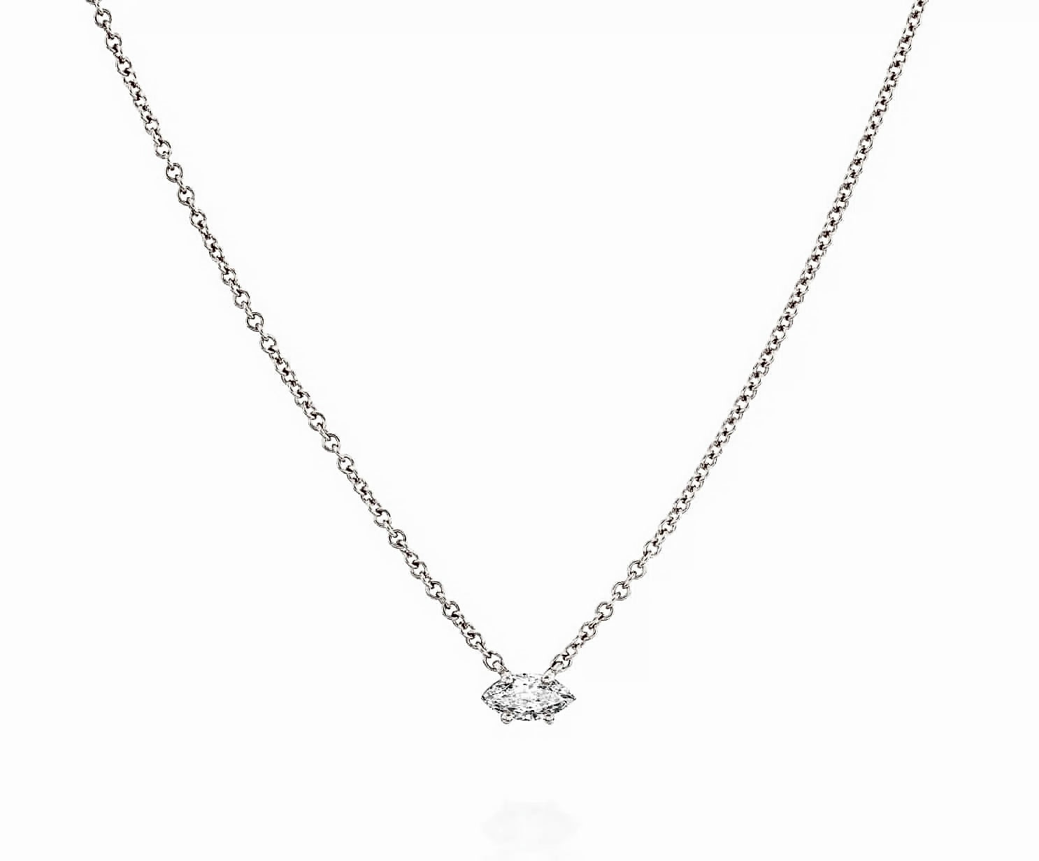 SHELBY תליון יהלום בחיתוך מרקיזה 1 קראט