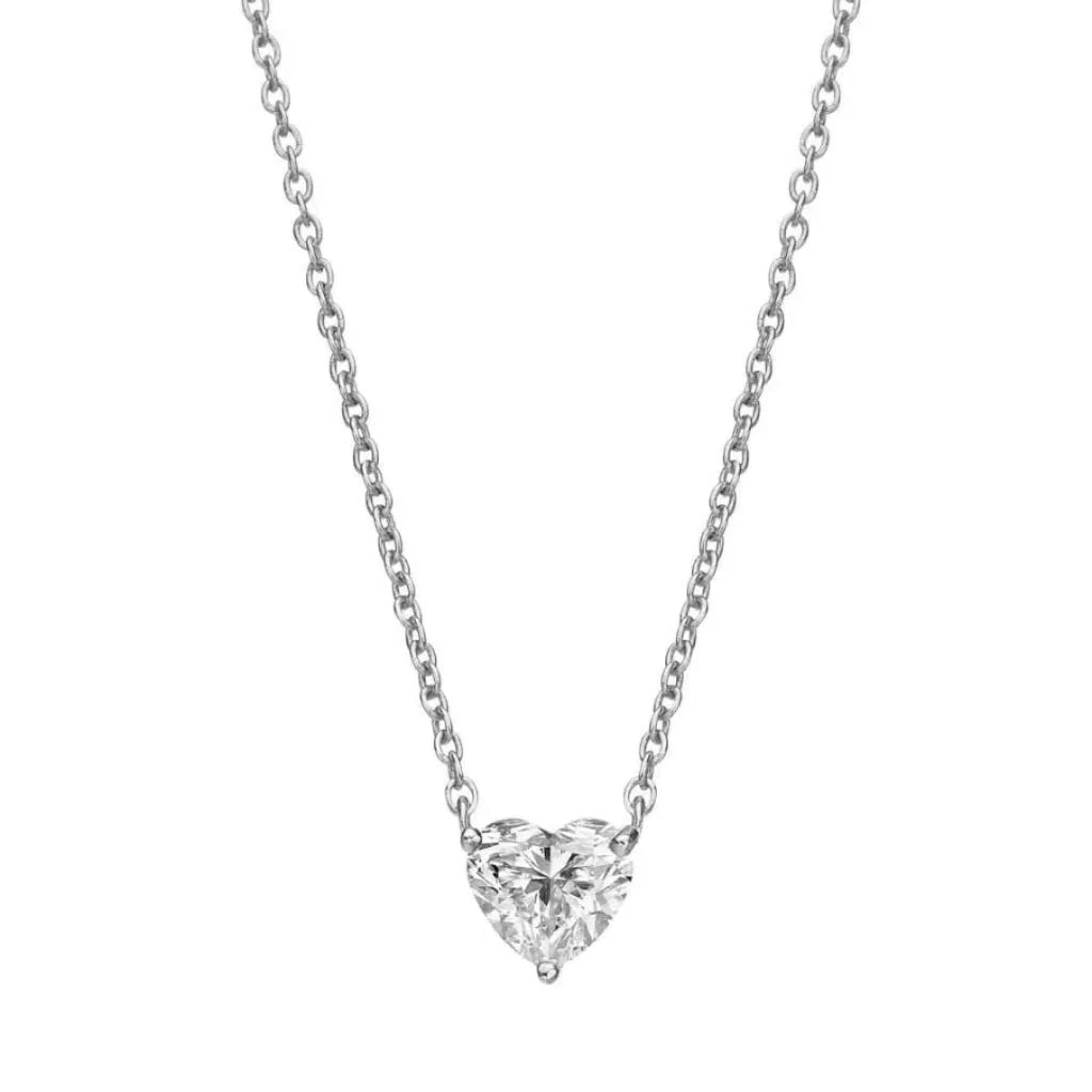 SHELLY תליון יהלום בחיתוך לב 1 קראט