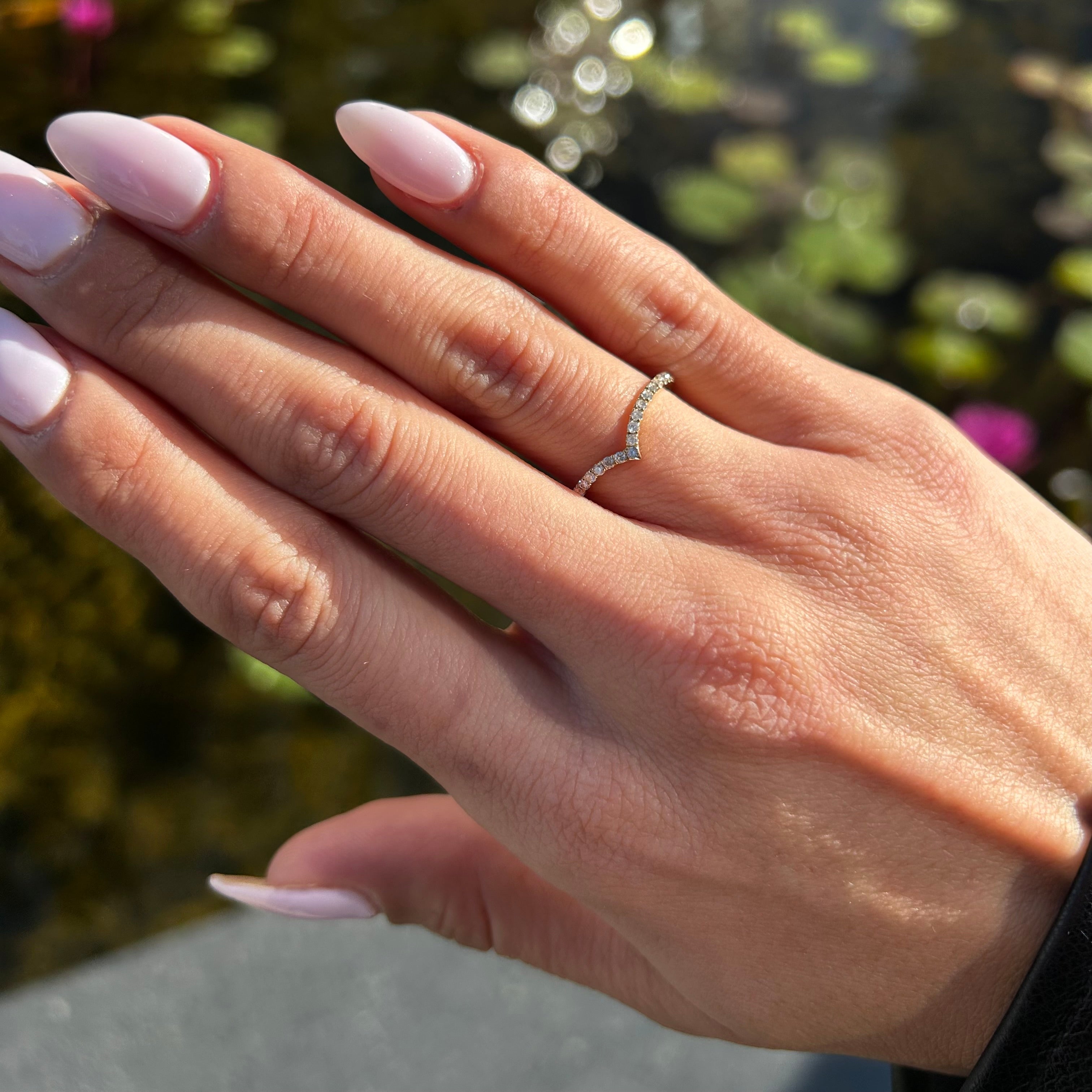 טבעת יהלומים משלימה V