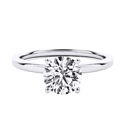 טבעת יהלום בחיתוך עגול סוליטר קלאסית 1.20 קראט KIM