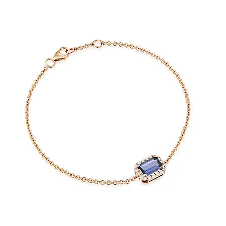 צמיד אבן חן ספיר Shelly