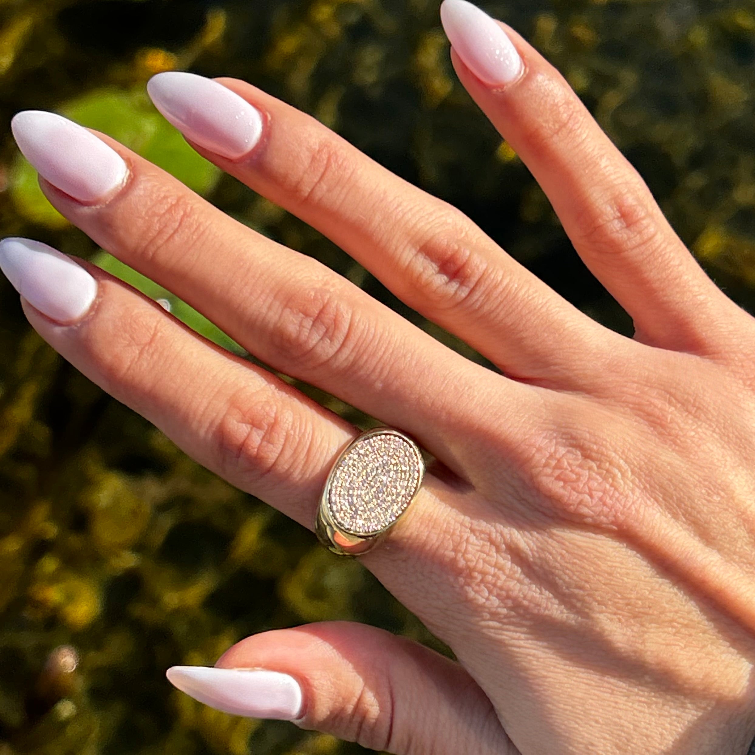 טבעת חותם יהלומים SHERY