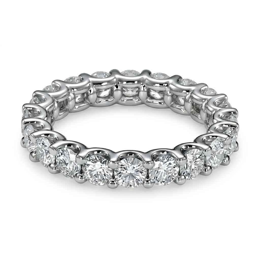 טבעת יהלומים אטרניטי 1 קראט