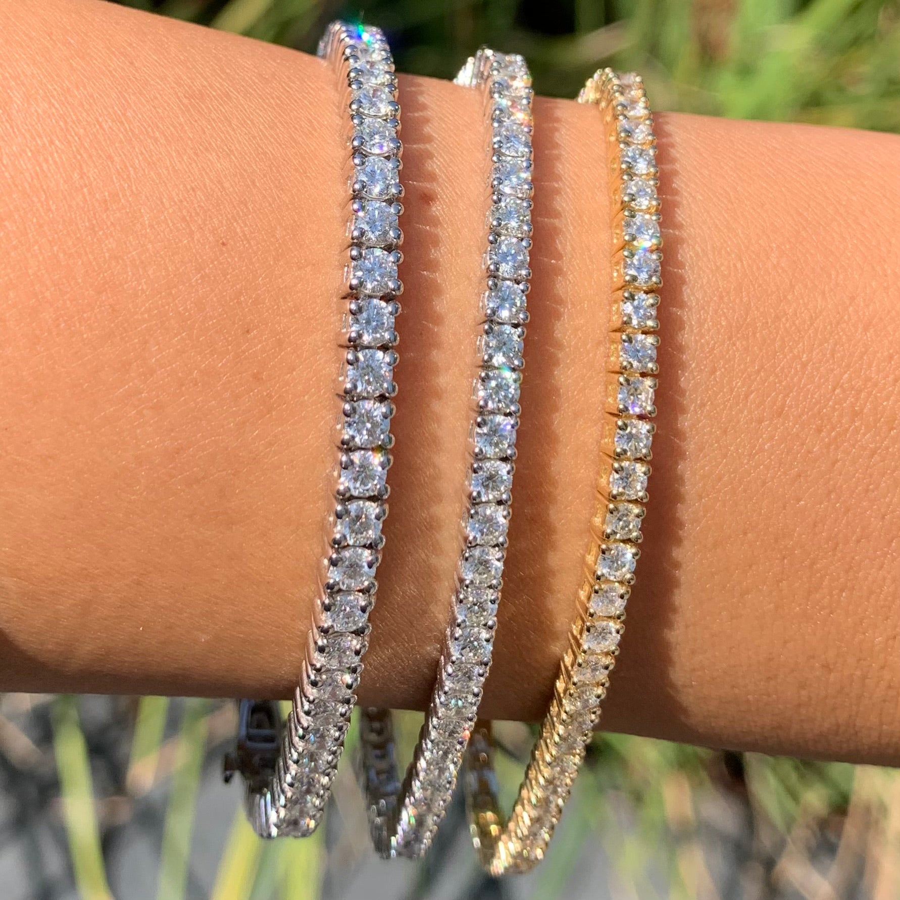 צמיד טניס יהלומים 1 קראט  ELEN