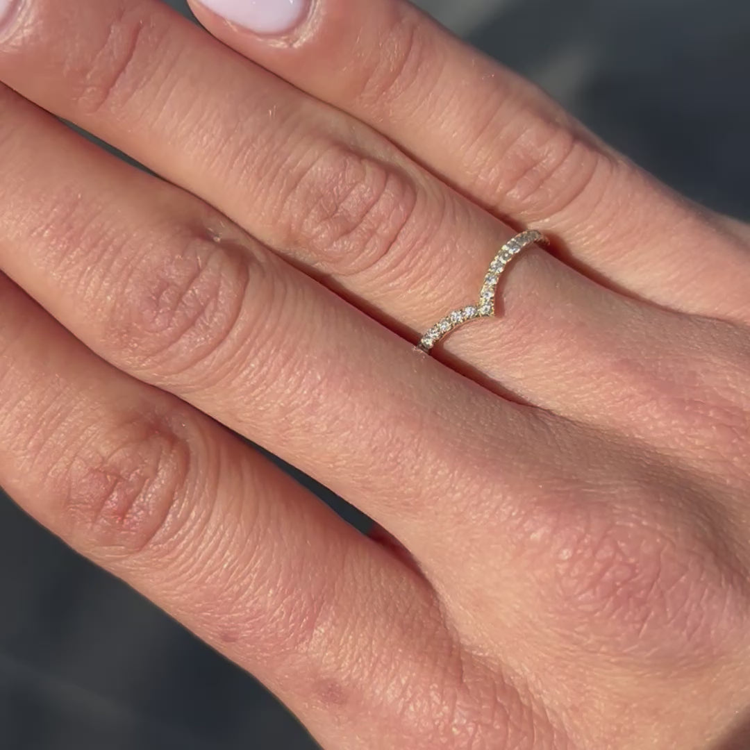 טבעת יהלומים משלימה V