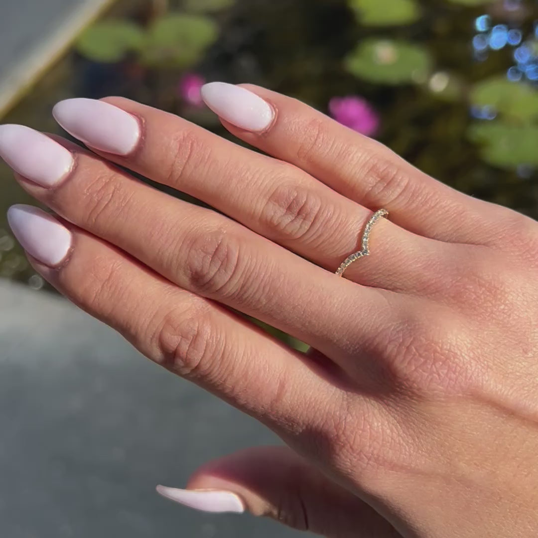 טבעת יהלומים משלימה V